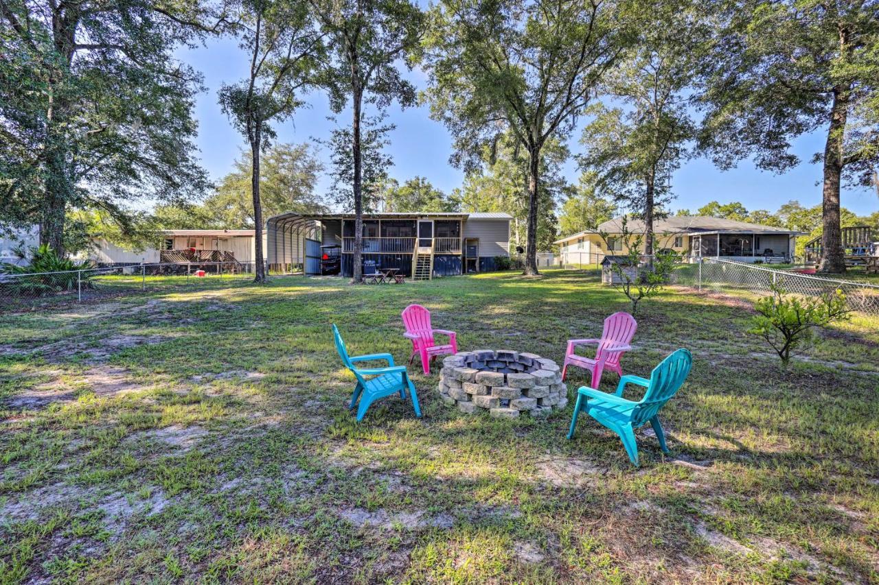 Cozy Steinhatchee House With Fire Pit And Grill! Villa Exterior photo